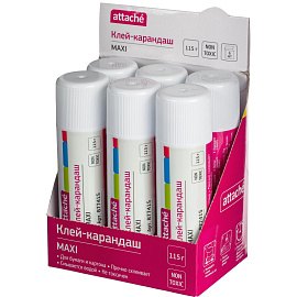 Клей-карандаш Attache Maxi 115 г