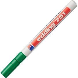 Маркер промышленный лаковый Edding E-751/4 зелёный 1-2 мм