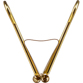 Зажимы для бумаг Attache Selection 32 мм золотые (12 штук в упаковке)