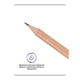 Карандаш ч/г Гамма "Старый мастер", 6H, кедр, заточен. фото Карандаш ч/г Гамма "Старый мастер", 6H, кедр, заточен.