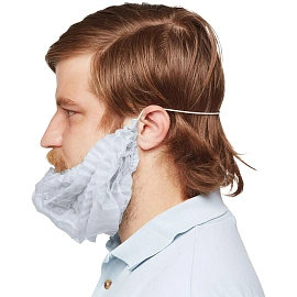 Набородник одноразовый SMZ белый 100 штук в упаковке