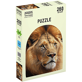 Пазл 260 эл. ТРИ СОВЫ "Лев