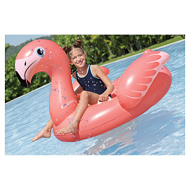 Надувная игрушка-наездник "Фламинго", 128x110x87см, от 3 лет, BESTWAY, 41525