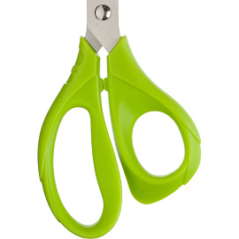 Ножницы Attache Spring 175 мм с пластиковыми анатомическими ручками салатового цвета