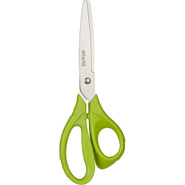 Ножницы 200 мм Attache Spring с пластиковыми анатомическими ручками салатового цвета