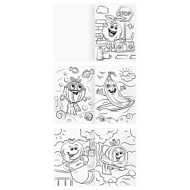 Раскраска А4, 8 стр., ТРИ СОВЫ "Вкусная раскраска