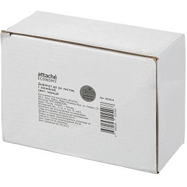 Дырокол Attache Economy до 30 листов черный с линейкой