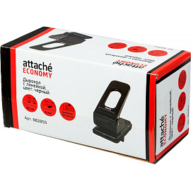 Дырокол Attache (Attache Economy) до 60 листов черный с линейкой