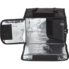 Термосумка для обедов оксфорд черная 35х25х35 см