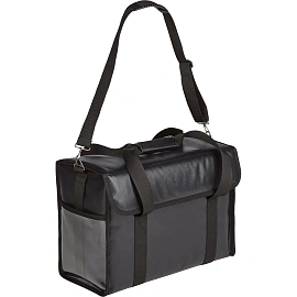 Термосумка для обедов винил черная 45х20х30 см