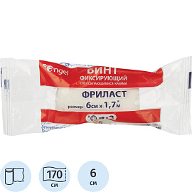 Бинт эластичный Evers-Life без застежки средней растяжимости 6х170 см