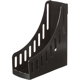 Лоток вертикальный для бумаг 100 мм Attache пластиковый черный (2 штуки в упаковке)