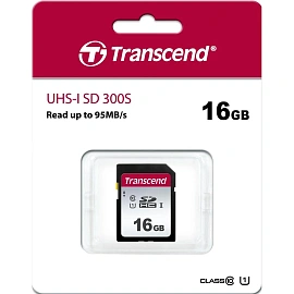 Карта памяти 16 ГБ SDHC Transcend TS16GSDC300S Class 10 UHS-I фото Карта памяти 16 ГБ SDHC Transcend TS16GSDC300S Class 10 UHS-I