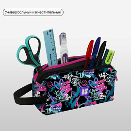 Пенал 2 отделения, 200*80*90 Berlingo "Find your way", полиэстер фото Пенал 2 отделения, 200*80*90 Berlingo "Find your way", полиэстер