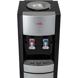 Кулер для воды AEL LD-AEL-28 черный/серебристый (нагрев и охлаждение) фото Кулер для воды AEL LD-AEL-28 черный/серебристый (нагрев и охлаждение)