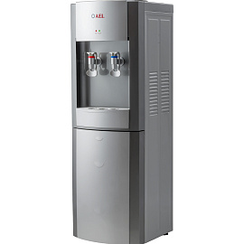 Кулер для воды AEL LD-AEL-28 серый/серебристый (нагрев и охлаждение)