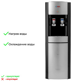Кулер для воды AEL LD-AEL-28c черный (нагрев и охлаждение) фото Кулер для воды AEL LD-AEL-28c черный (нагрев и охлаждение)