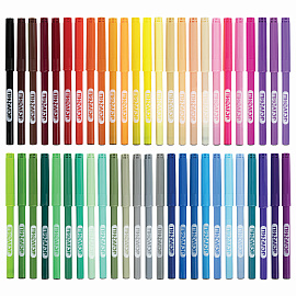 Фломастеры ПИФАГОР "ЭНИКИ-БЕНИКИ", 50 цветов, вентилируемый колпачок, 152455