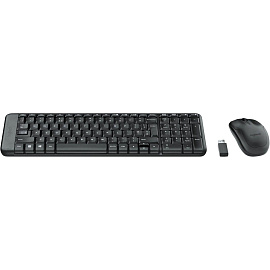 Комплект беспроводной клавиатура и мышь Logitech MK220 (920-003169)