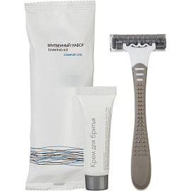 Набор бритвенный Comfort Line флоупак (бритва, крем для бритья, 200 штук в упаковке)