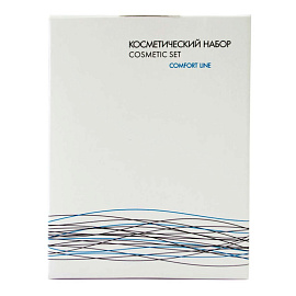 Косметический набор Comfort Line картон (ватные диски - 3 шт, ватные палочки - 3 шт, пилка - 1шт, 300 штук в упаковке)