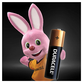 Батарейка AA пальчиковая Duracell Basic блистер (4 штуки в упаковке)