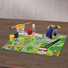 Настольное покрытие BRAUBERG KIDS, А3+, пластик, 46x33 см, "Лабиринт", 273620