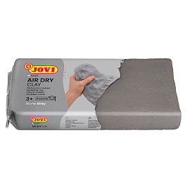 Паста для моделирования для лепки Jovi самозатвердевающая серая 1000 г