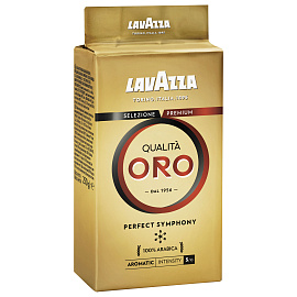 Кофе молотый Lavazza Qualita Oro 250 г (вакуумная упаковка)