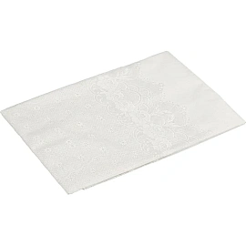 Скатерть одноразовая Niklen Кружевная 137x180 см белая