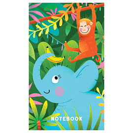 Блокнот А7 48л. на склейке BG "Cute animals