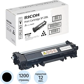 Картридж лазерный Ricoh SP 230L 408295 чёрный оригинальный