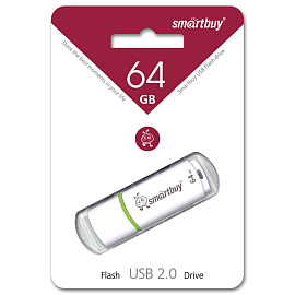 Флешка USB 2.0 64 ГБ SmartBuy Crown (SB64GBCRW-W)