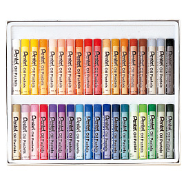 Пастель масляная Pentel круглая 36 цветов