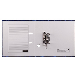 Папка-регистратор OfficeSpace, 70мм, мрамор, синяя