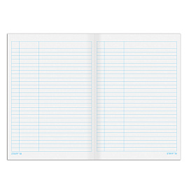 Книга учета 48 л., пустографка, обложка из мелованного картона, блок офсет, А4 200х290 мм, STAFF, 130212