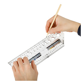 Рейсшина 30см ArtSpace, металлический ролик