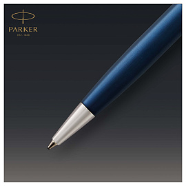 Ручка шариковая Parker "Sonnet Subtle Blue CT" черная, 1,0мм, поворот., подарочная упаковка