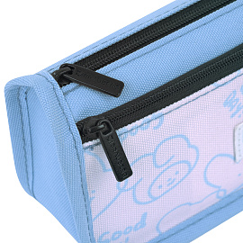 Пенал мягкий BRAUBERG KIDS, 2 отделения, полиэстер, "Bunny", 22x10x6 см, 273552