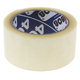 Клейкая лента упаковочная Unibob 400 48 мм x 66 м 40 мкм прозрачная