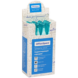 Корректирующий карандаш OfficeSpace, 03мл, металлический наконечник фото Корректирующий карандаш OfficeSpace, 03мл, металлический наконечник