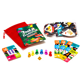 Игра настольная Origami "Змей грамотей", картонная коробка