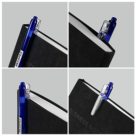 Ручка шариковая автоматическая стираемая Crown "Fixball" синяя, 0,48мм