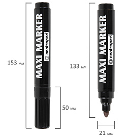 Маркер перманентный универсальный ЧЕРНЫЙ CENTROPEN "Maxi Marker", 2-4 мм, 8936, 5 8936 0112 фото Маркер перманентный универсальный ЧЕРНЫЙ CENTROPEN "Maxi Marker", 2-4 мм, 8936, 5 8936 0112