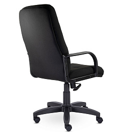 Кресло офисное "Менеджер", ткань, монолитный каркас, черное С-11, В-14 фото Кресло офисное "Менеджер", ткань, монолитный каркас, черное С-11, В-14