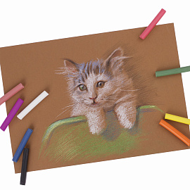 Пастель сухая художественная BRAUBERG ART DEBUT, 18 цветов, круглое сечение, 181460 фото Пастель сухая художественная BRAUBERG ART DEBUT, 18 цветов, круглое сечение, 181460