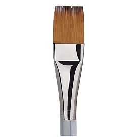 Кисть художественная синтетика Winsor&Newton "Cotman 777", плоская, 3/4, короткая ручка