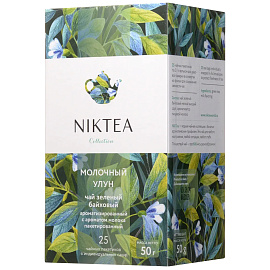 Чай зеленый Niktea Milk Oolong 25 пакетиков