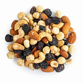 Смесь жареных орехов и изюма, СЕМУШКА, 1 кг фото Смесь жареных орехов и изюма, СЕМУШКА, 1 кг