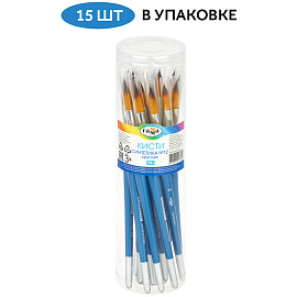 Кисть синтетика Гамма, круглая №12 фото Кисть синтетика Гамма, круглая №12